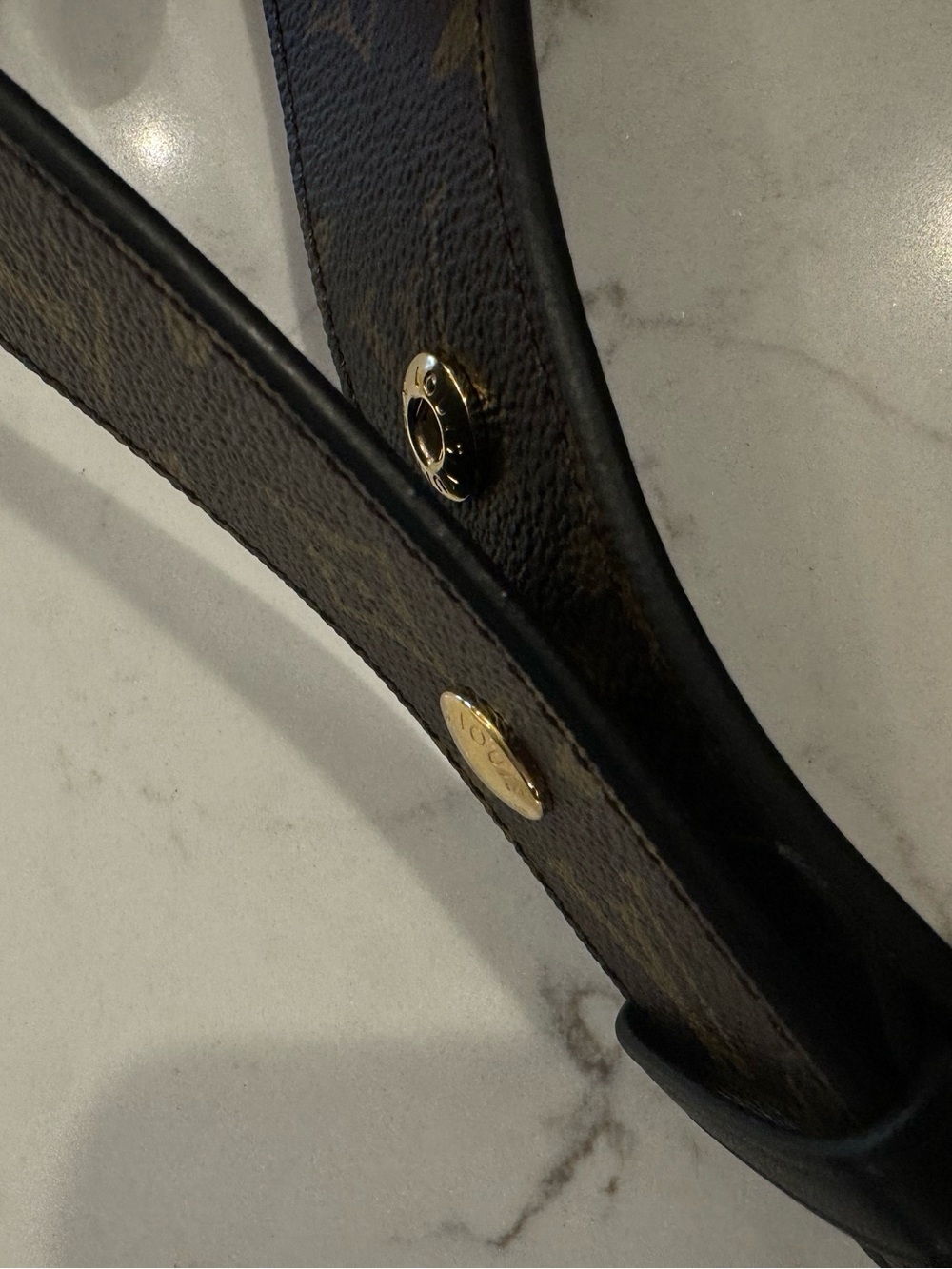 Louis Vuitton Bandoulière Leather Monogram Adjustable Bag Strap Style J0246 - Picture 6 of 11